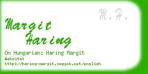 margit haring business card